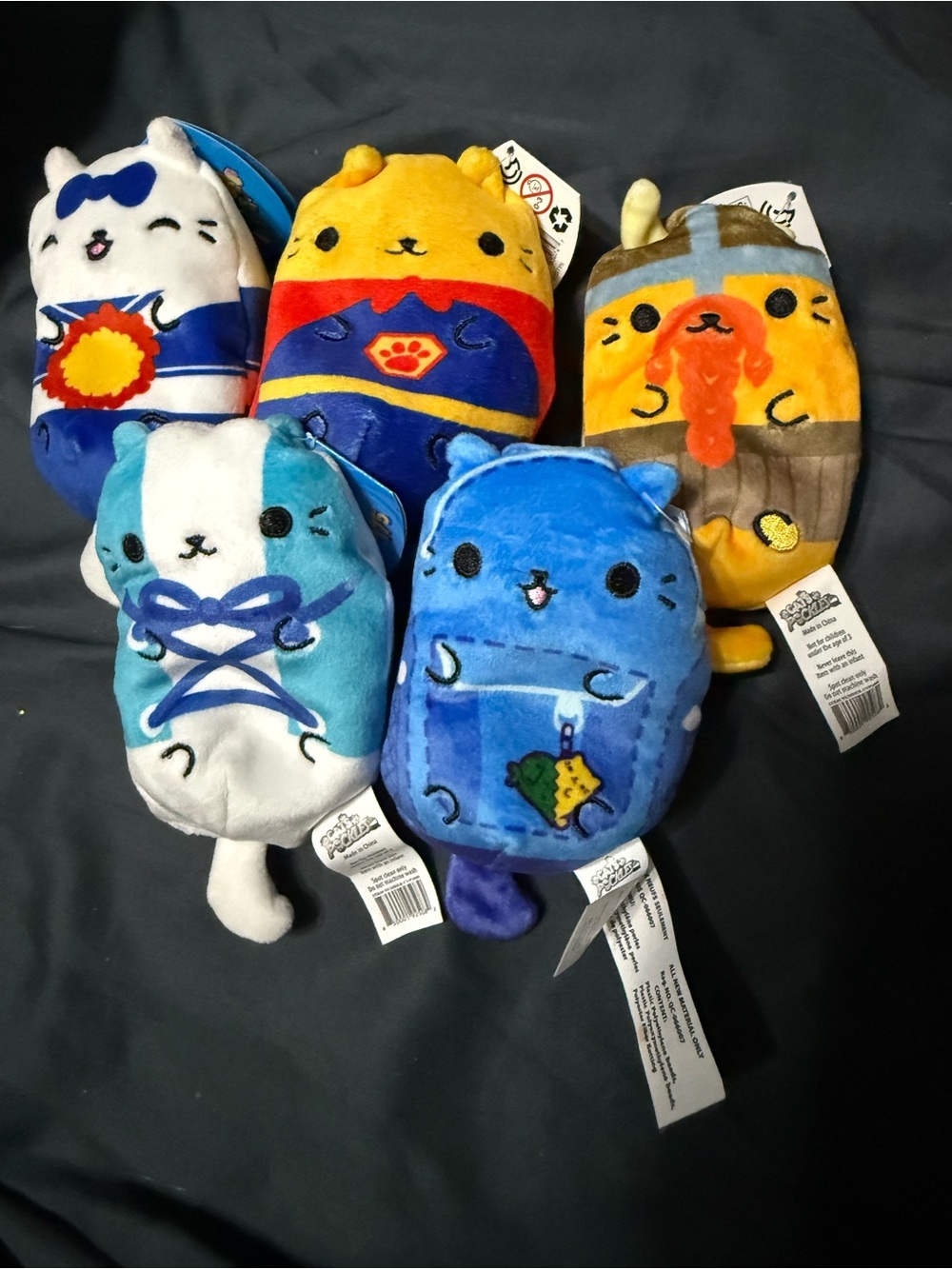 Cats vs Pickles Plush Lot Pom-Paws Super Cat Garth Lacey Ruck